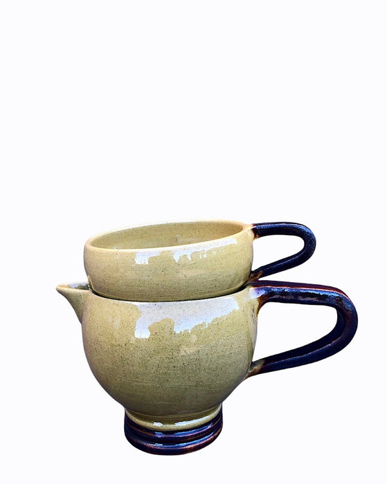 Small Vallauris jug and cup set